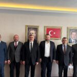 Ali Özkaya, Ankara'da Sanayi ve Teknoloji Bakan Yardımcısı Oruç Baba İnan'ı ziyaret etti.