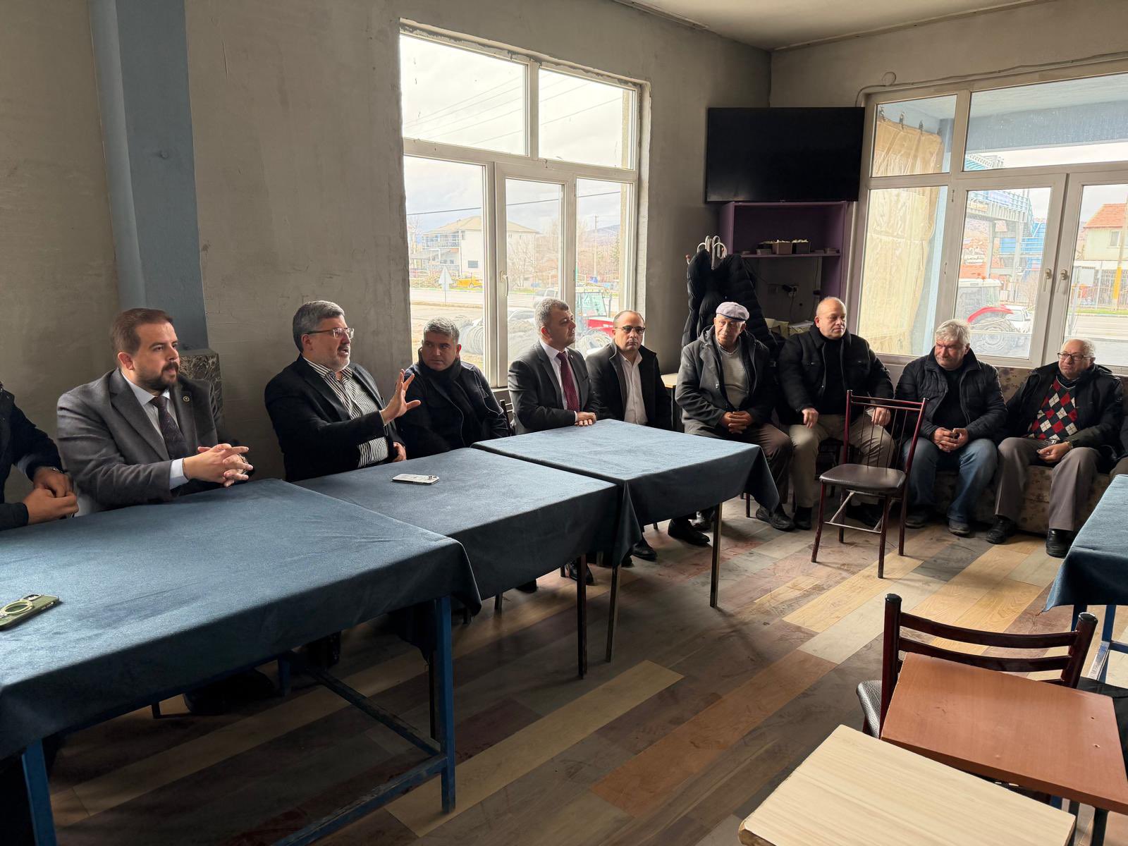 Milletvekili Ali Özkaya Emirdağ’da Temaslarda Bulundu