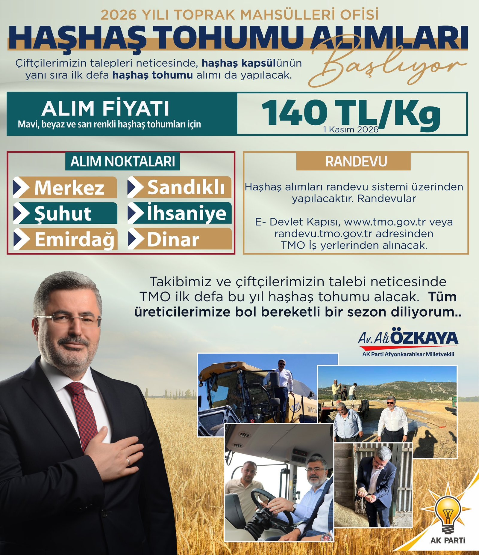 Haşhaş Üreticimizin Emeğini ve Ürününü Korumaya Devam Ediyoruz